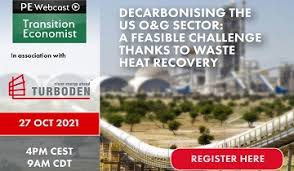 Turboden Webinar: Decarbonising the US Oil and Gas Sector